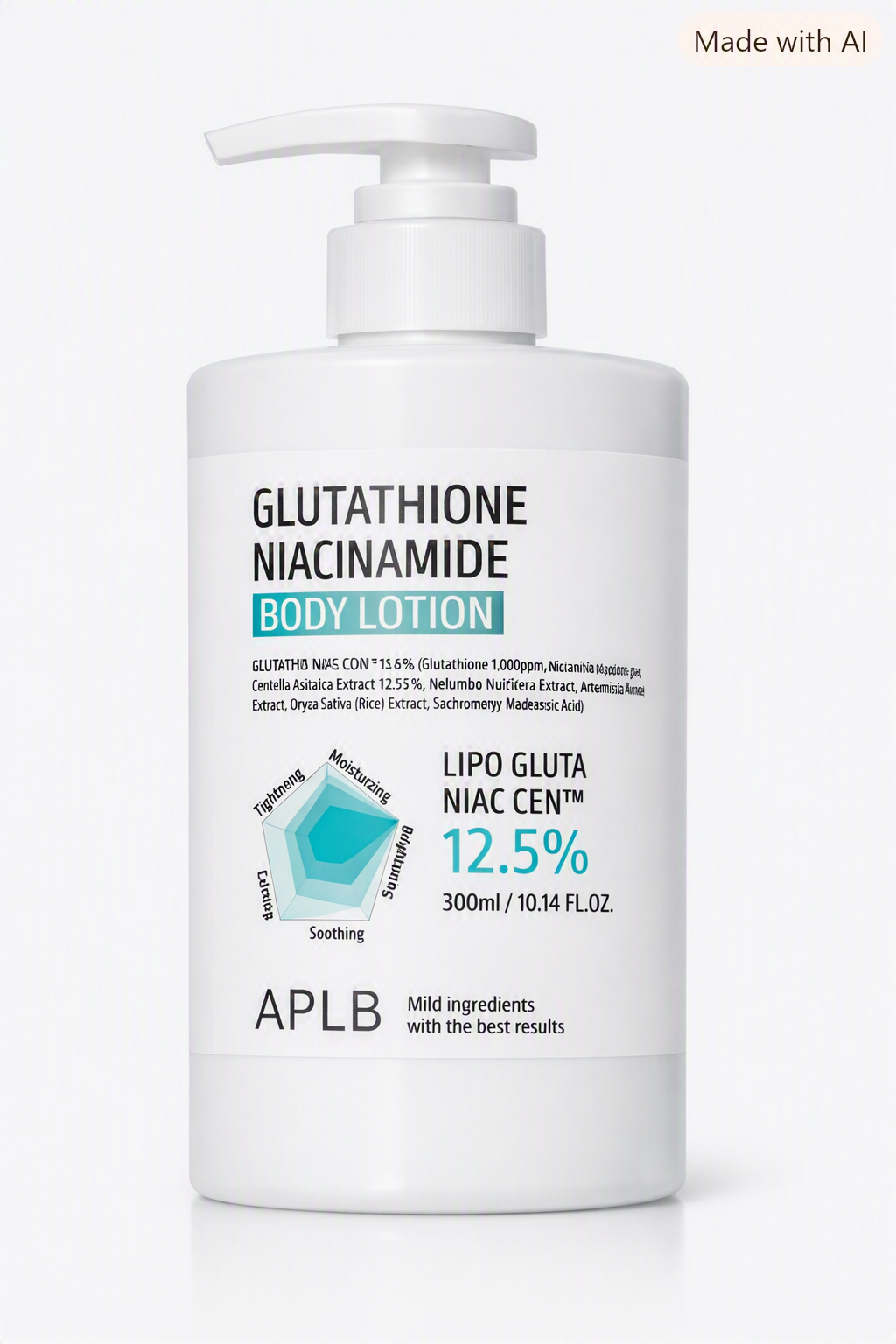 APLB – Glutathione Niacinamide Body Lotion, 300 ml