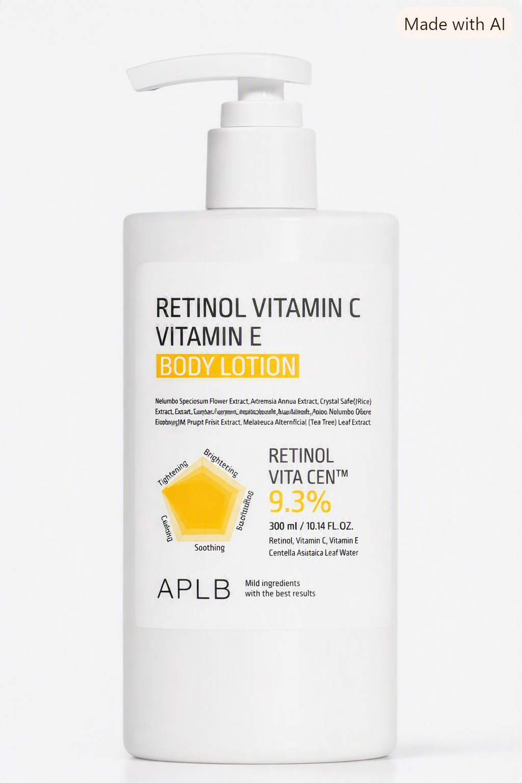 APLB – Retinol Vitamin C Vitamin E Body Lotion, 300ml