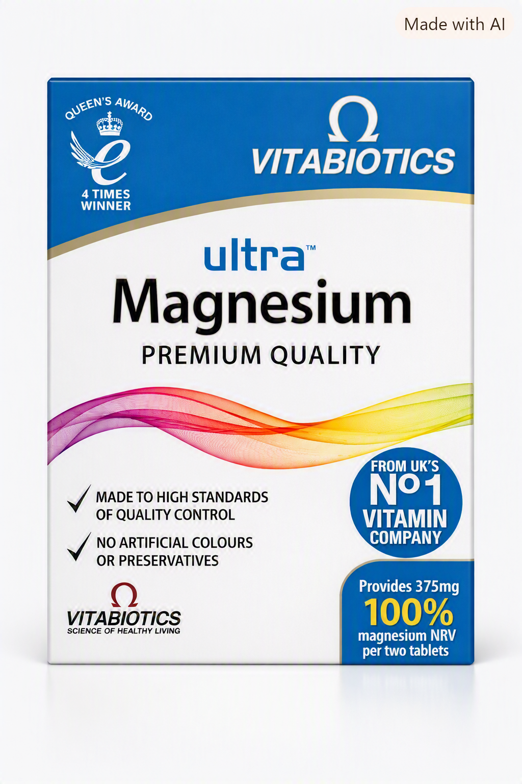 Vitabióticos – Ultra Magnésio, 60 comprimidos