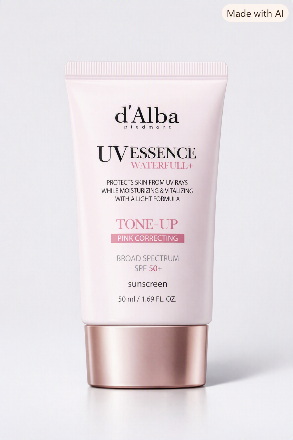d’Alba – Waterfull Tone-up Sunscreen, Pink Correcting, 50ml