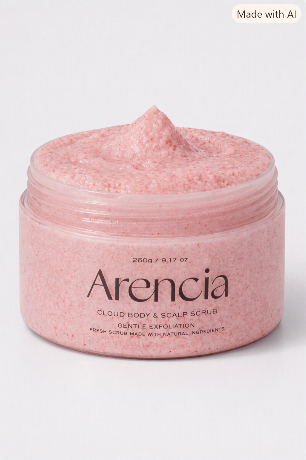 Arencia – Fresh Cloud Body & Scalp Scrub Lavender & Pear, 260g
