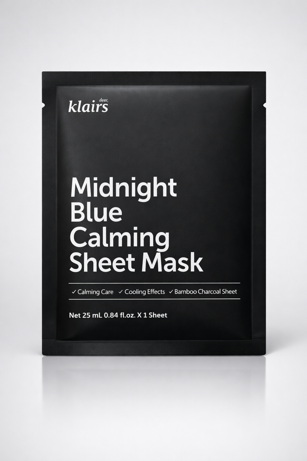 Dear, Klairs – Midnight Blue Calming Sheet Mask, 1 sheet