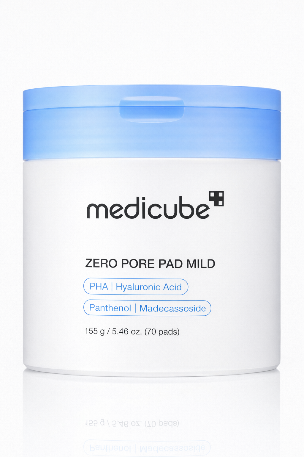 Medicube – Zero Pore Mild Pad, 155g, 70ea
