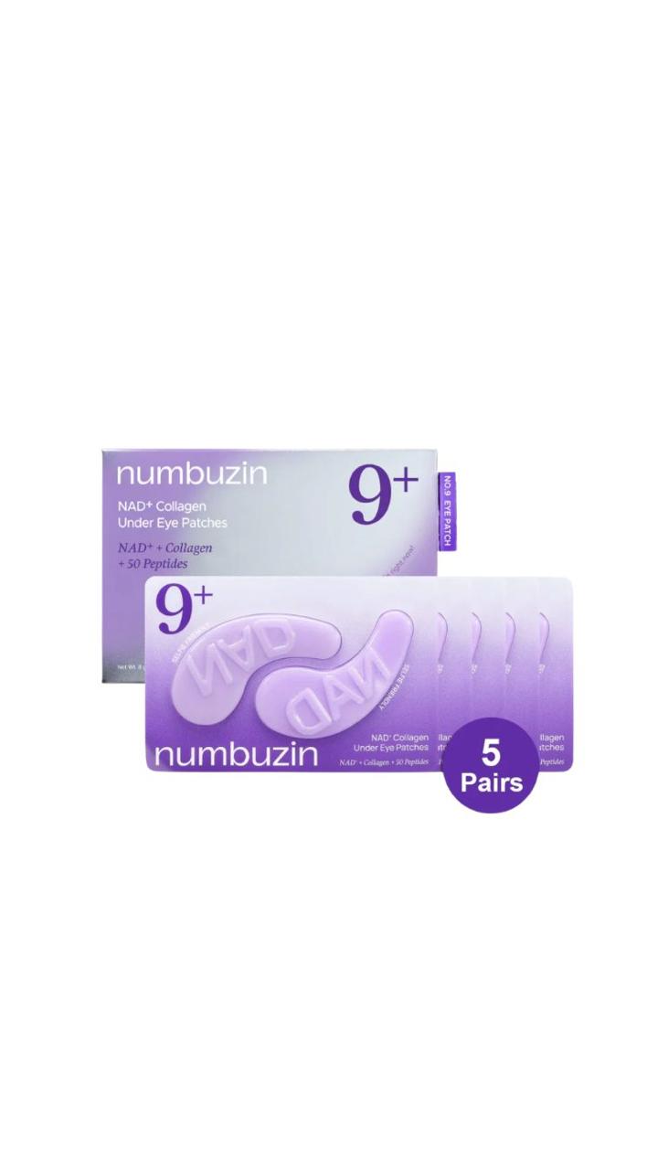 Numbuzin – No.9 NAD+ Eye Patches, 5 pairs