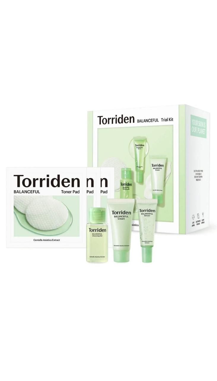Torriden Balanceful Trial Kit – Kit Calmante com Centella Asiatica