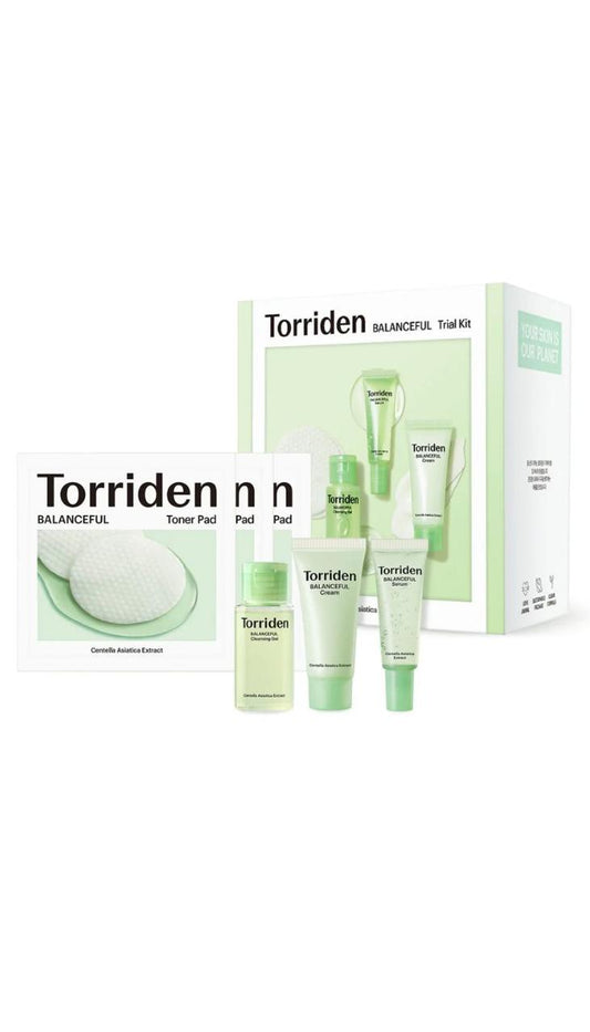Torriden Balanceful Trial Kit – Kit Calmante com Centella Asiatica